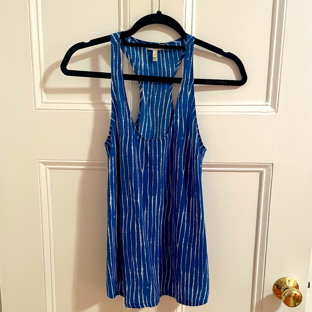 Vibrant Blue Joie Silk Tank Top Size XS